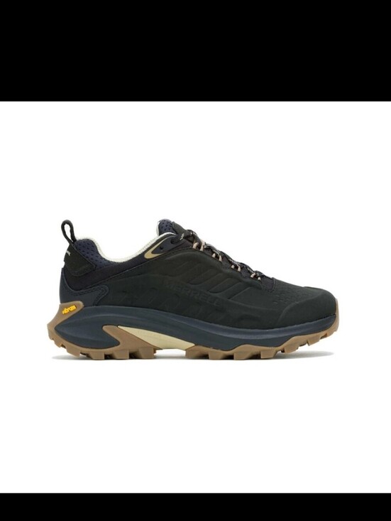 Merrell Shoes - Merrell Women's Moab Speed 2 Leather Trail Running Shoes Black- Black